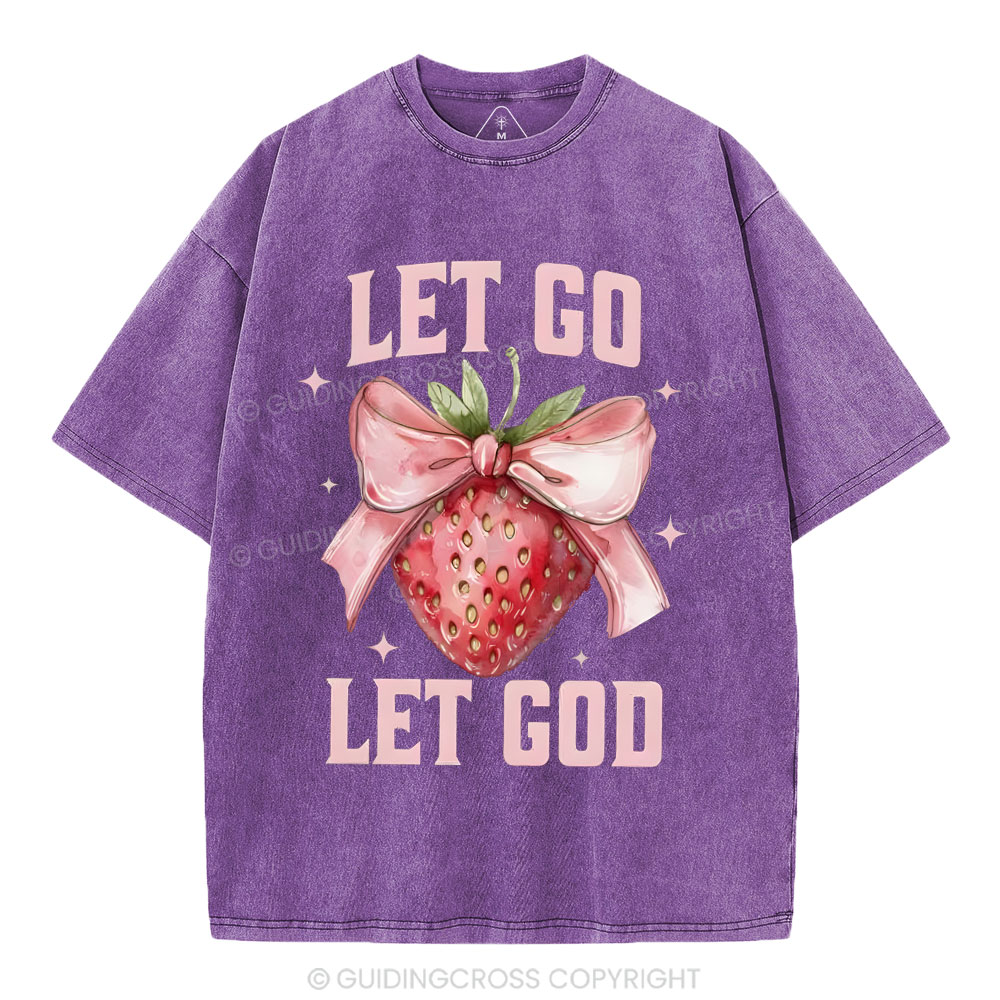 Let go Christian Washed T-Shirt
