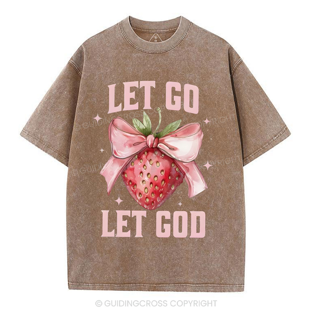 Let go Christian Washed T-Shirt