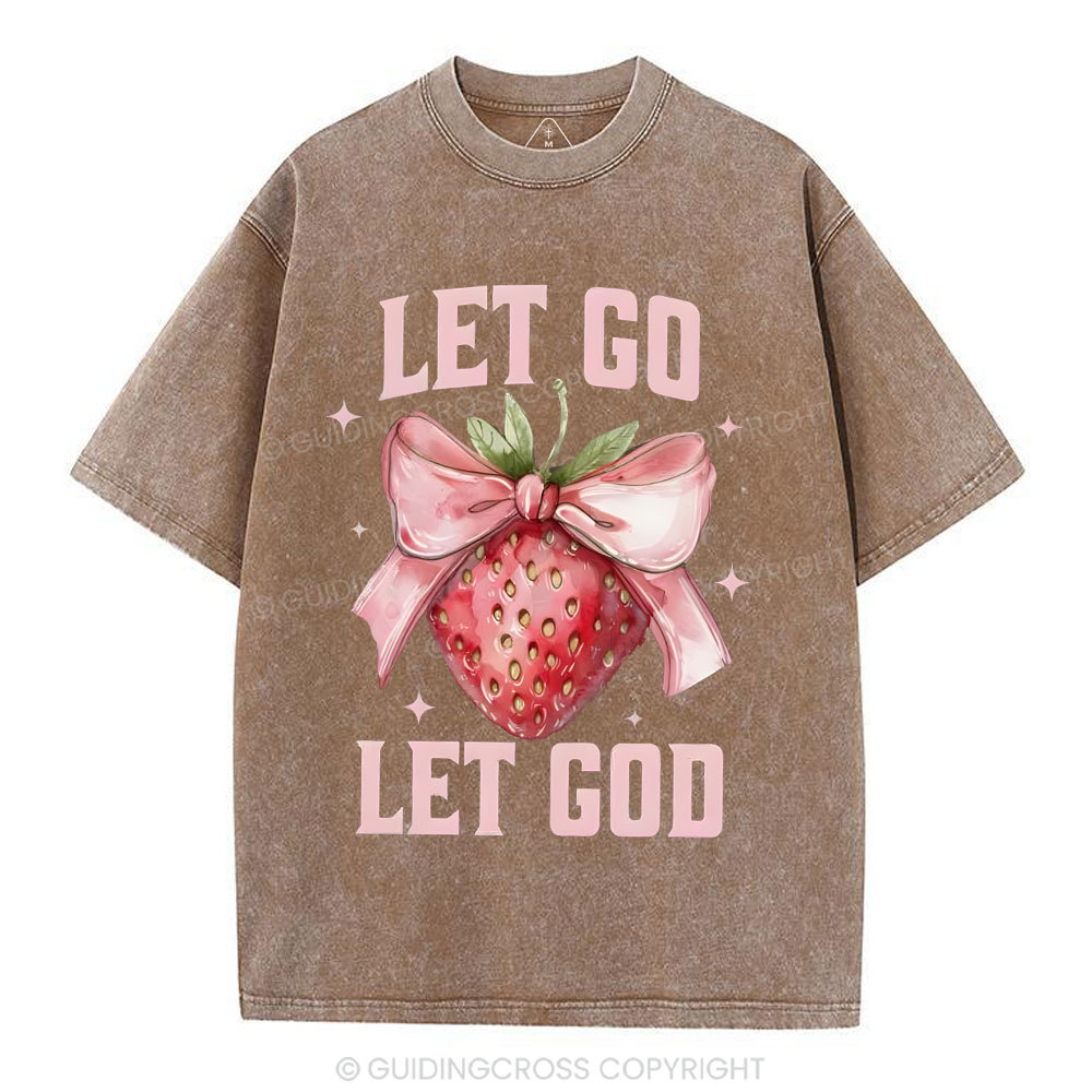 Let go Christian Washed T-Shirt