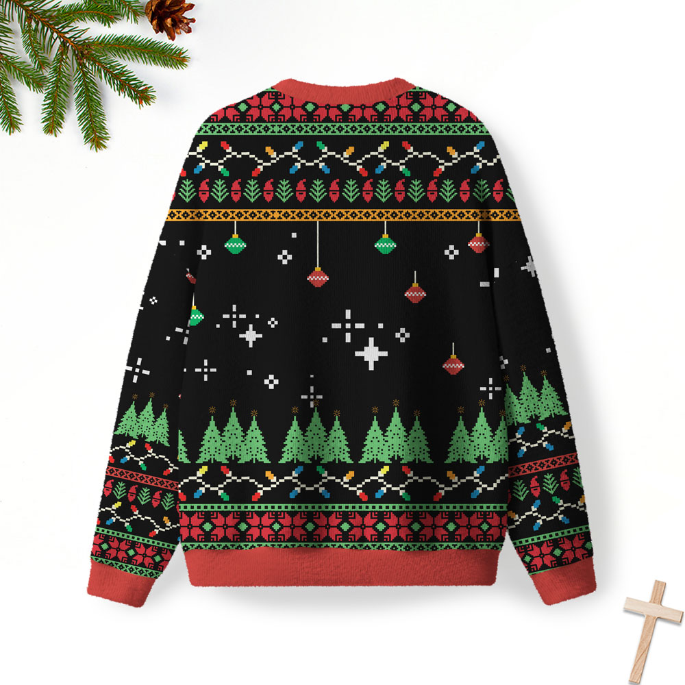 Let's Talk About Jesus Christian Lightweight Sweater