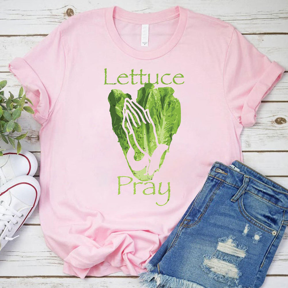 Lettuce Pray Christian T-Shirt