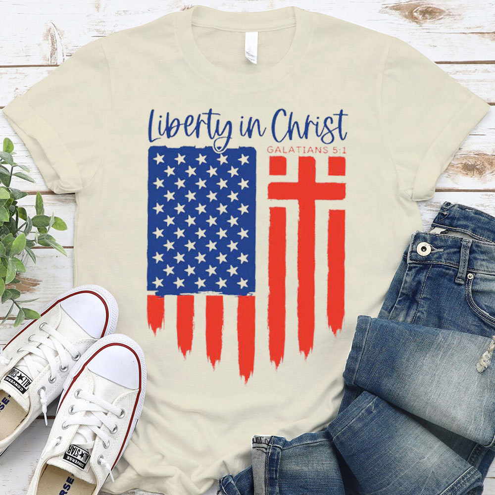 Liberty In Christ Christian T-Shirt 