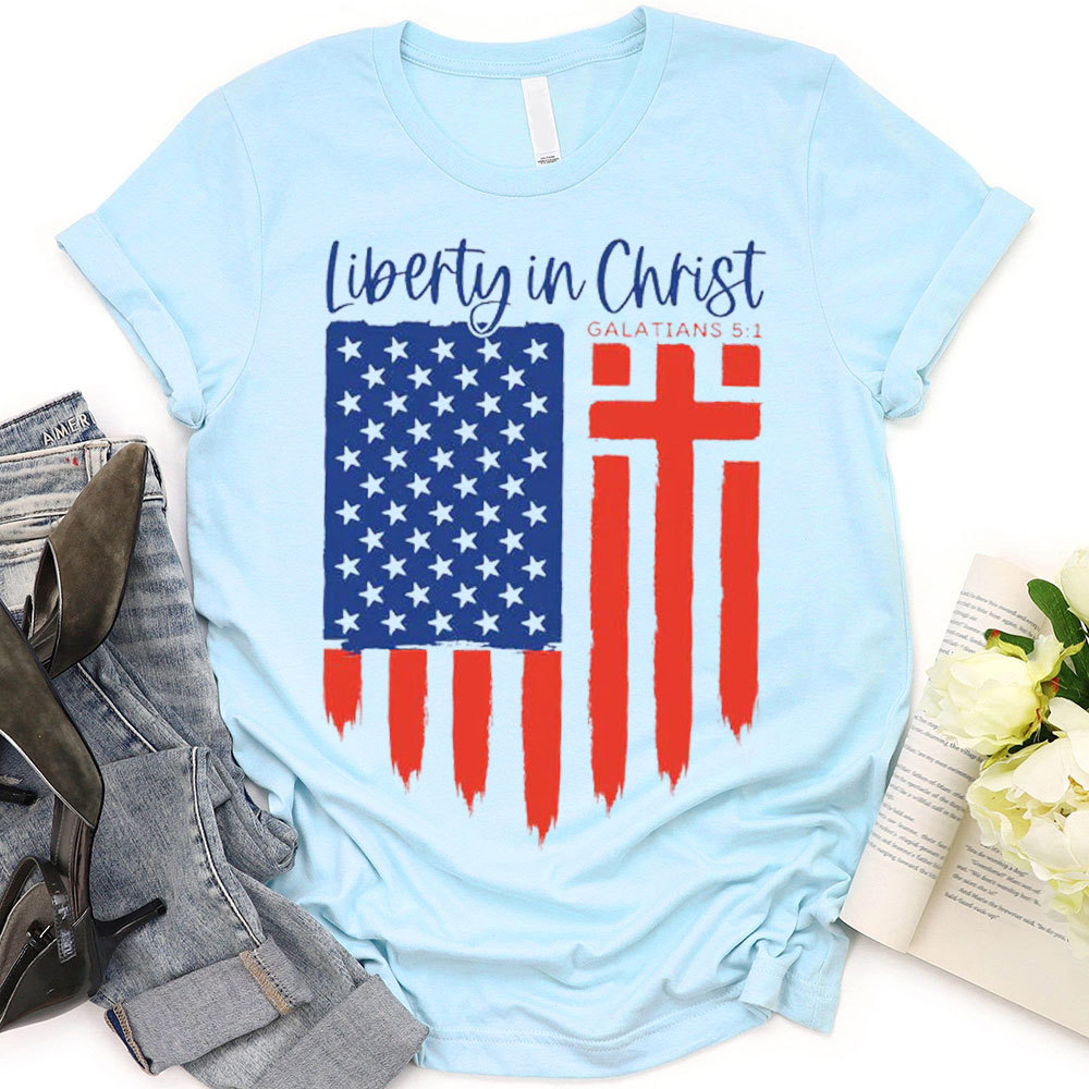 Liberty In Christ Christian T-Shirt 