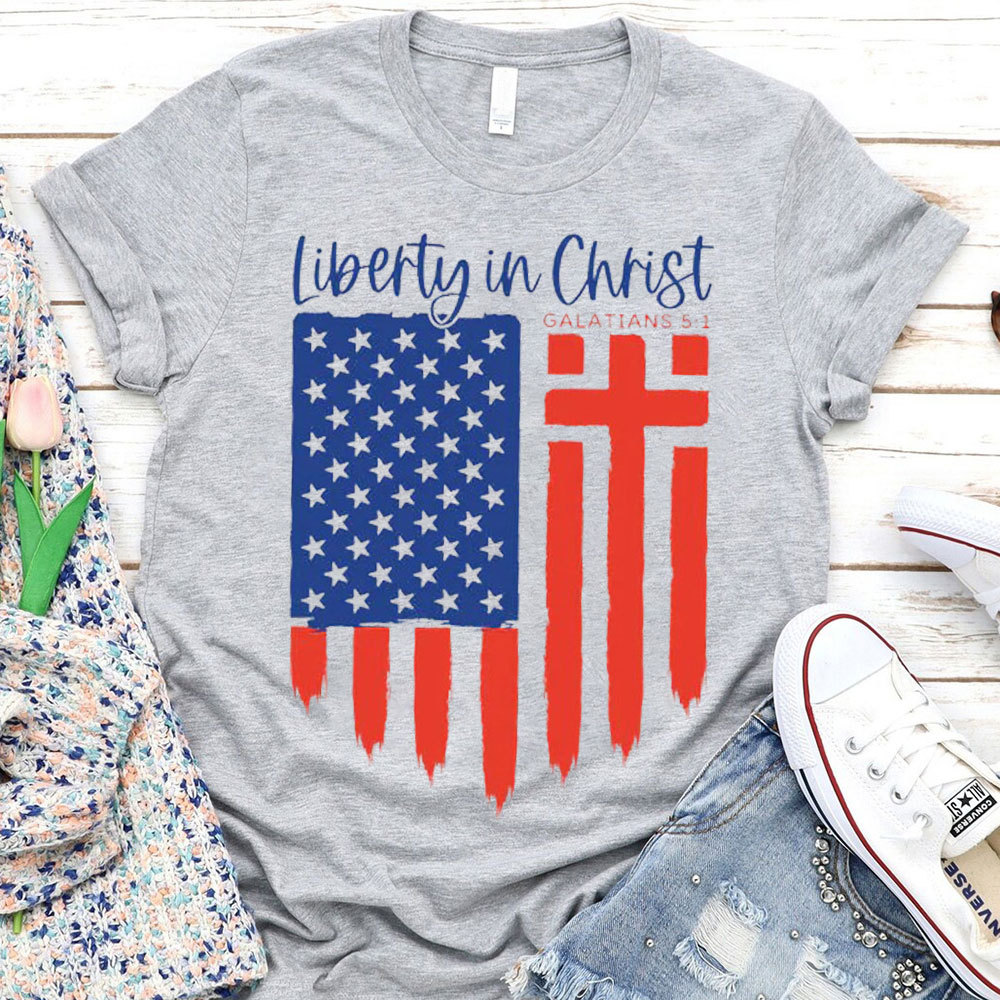 Liberty In Christ Christian T-Shirt 