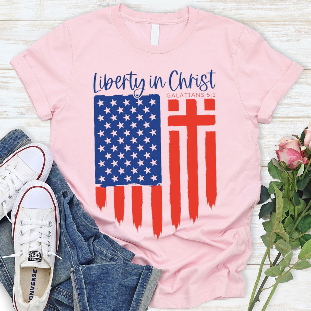 Liberty In Christ Christian T-Shirt 