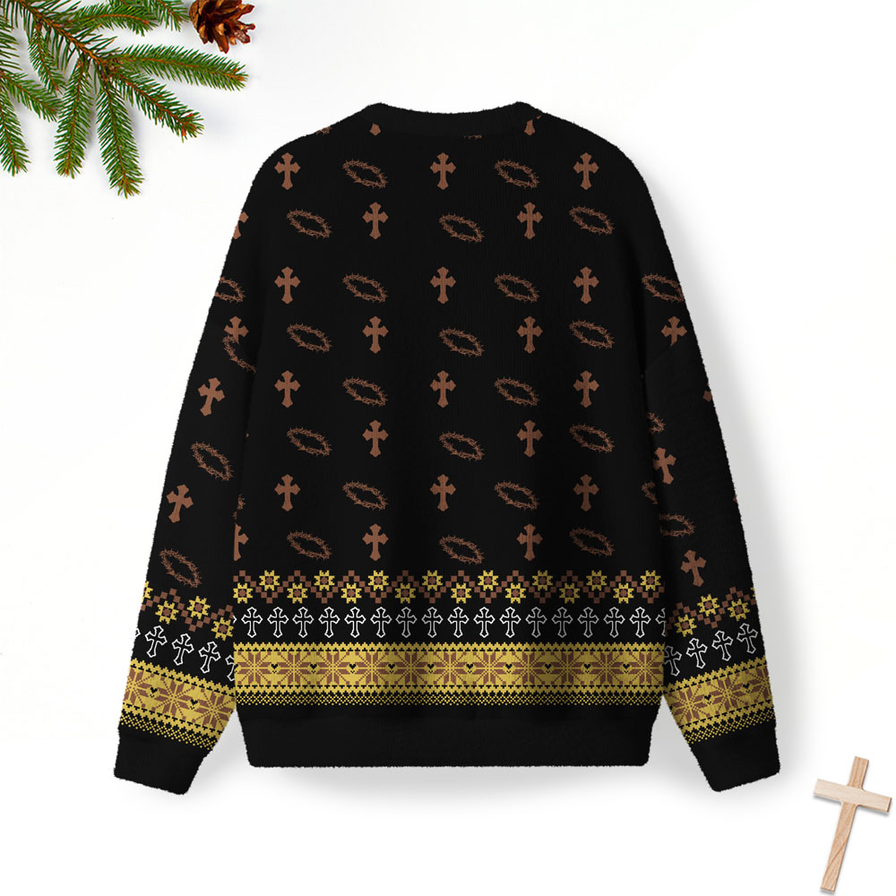Life And Death Furry Christian Lightweight Sweater