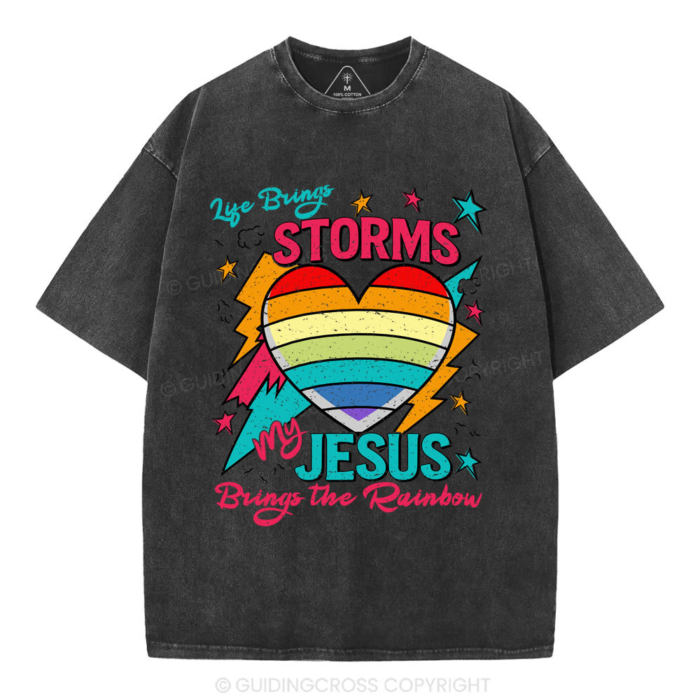 New-Sample Christian Washed T-Shirt Sale - GuidingCross