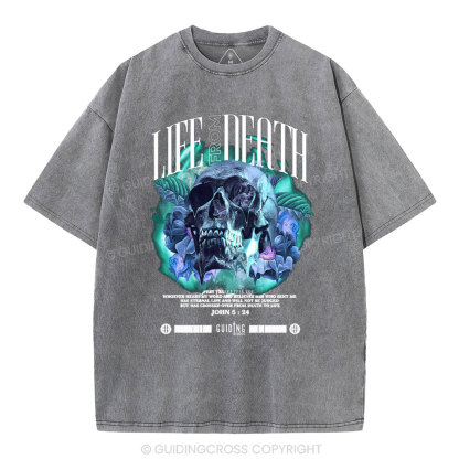 Life From Death Christian Washed T-Shirt