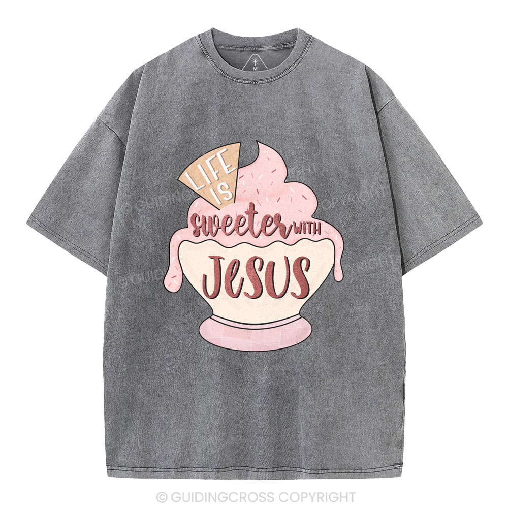 New-Sample Christian Washed T-Shirt Sale - GuidingCross