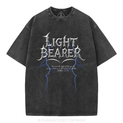 Light Bearer  Christian Washed T-Shirt