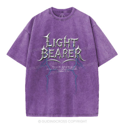 Light Bearer  Christian Washed T-Shirt