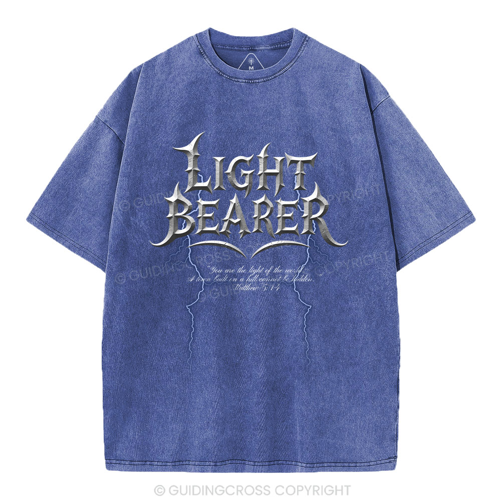 Light Bearer  Christian Washed T-Shirt