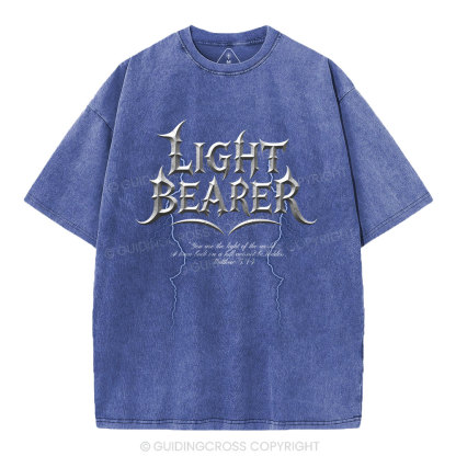 Light Bearer  Christian Washed T-Shirt