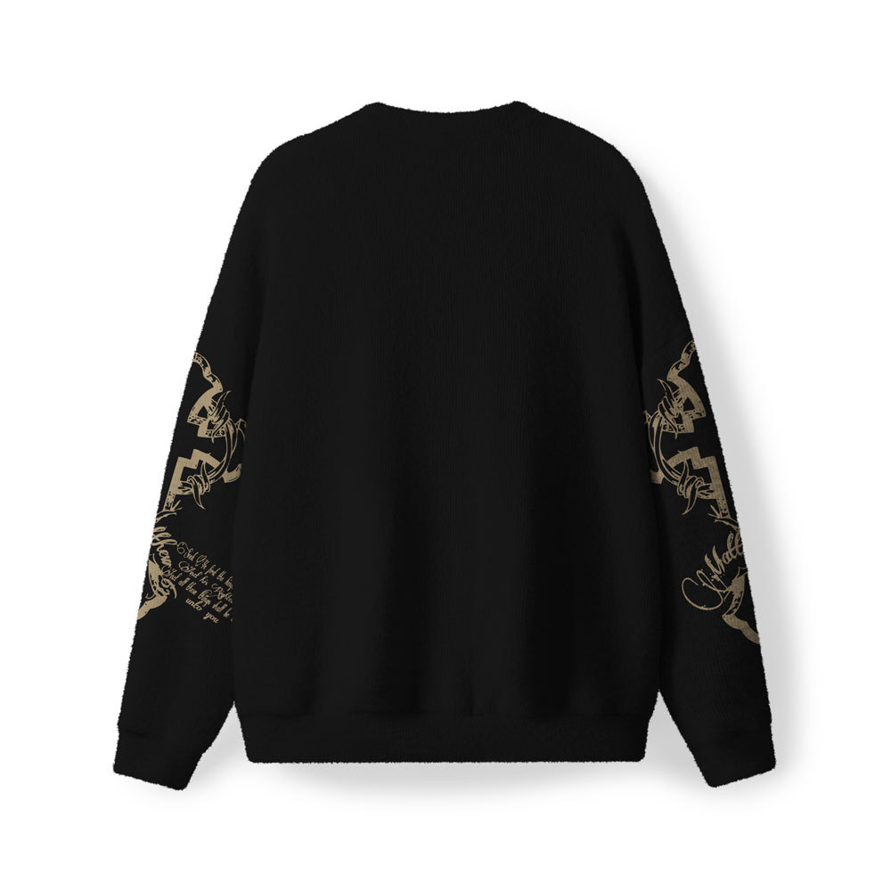 Light In The Darkness Furry Christian Lightweight Sweater