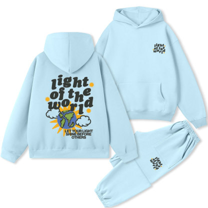 Light Of The World christian Premium Fleece Hoodie Set