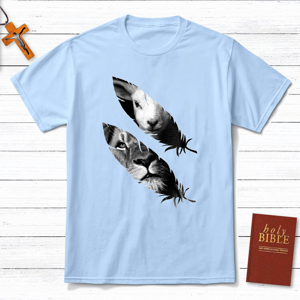 Lion And Lamb Christian T-Shirt