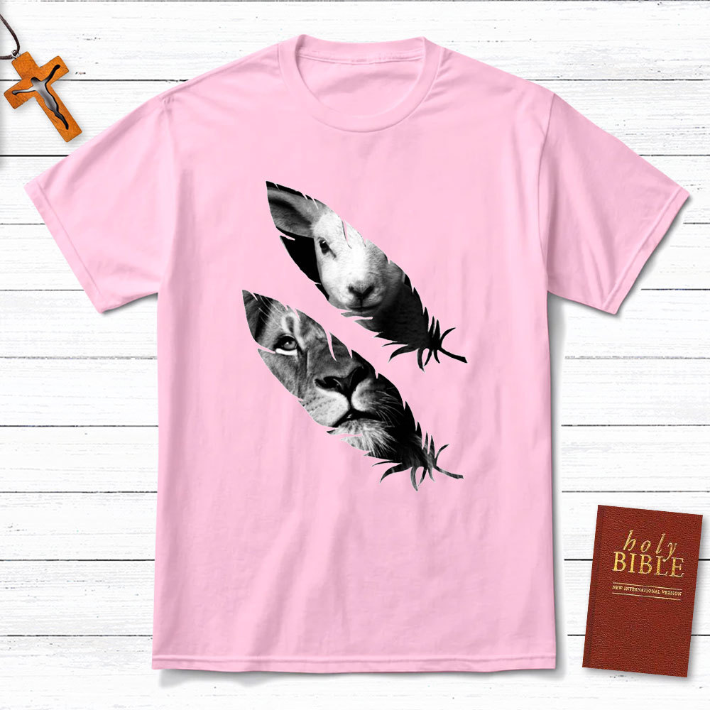 Lion And Lamb Christian T-Shirt