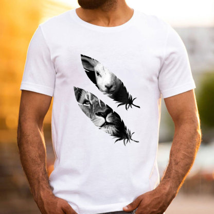 Lion And Lamb Christian T-Shirt