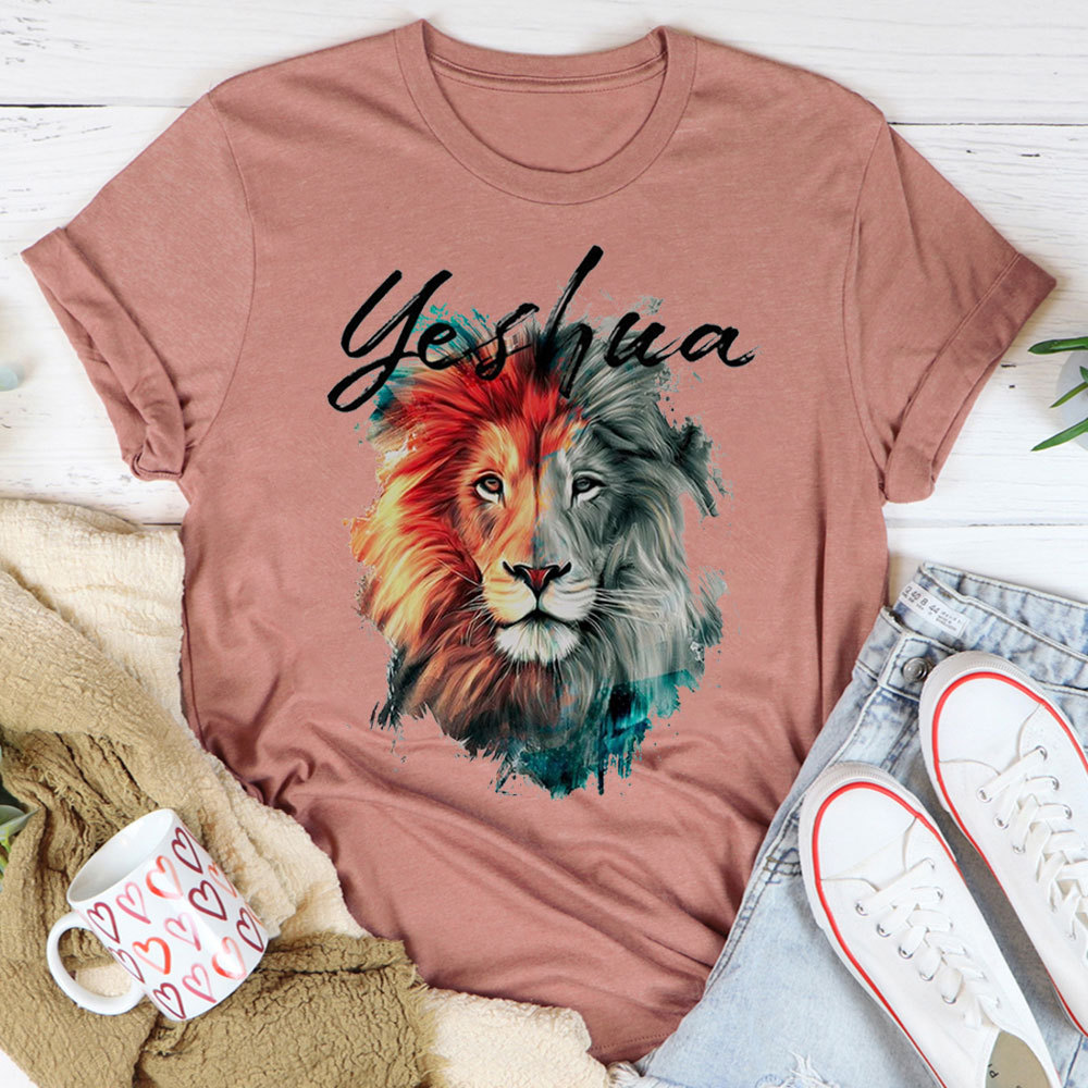 Lion And Yeshua Christian T-Shirt