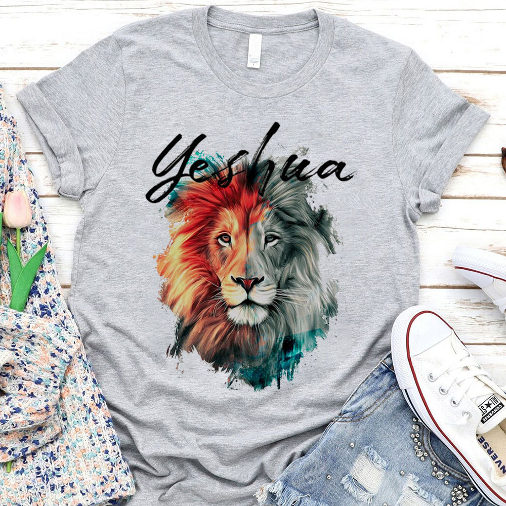 Lion And Yeshua Christian T-Shirt