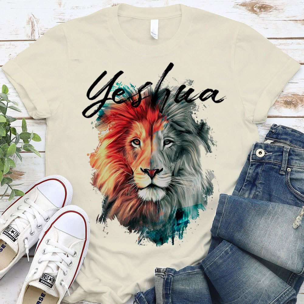 Lion And Yeshua Christian T-Shirt