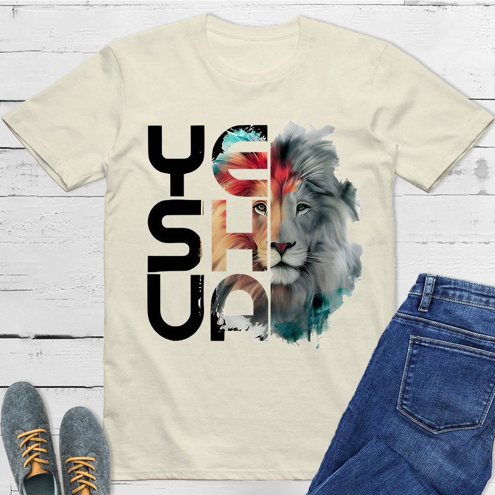 Lion And Yeshua Christian T-Shirt