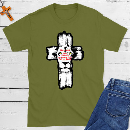 Lion Judah Yeshua Jesus Christian T-Shirt