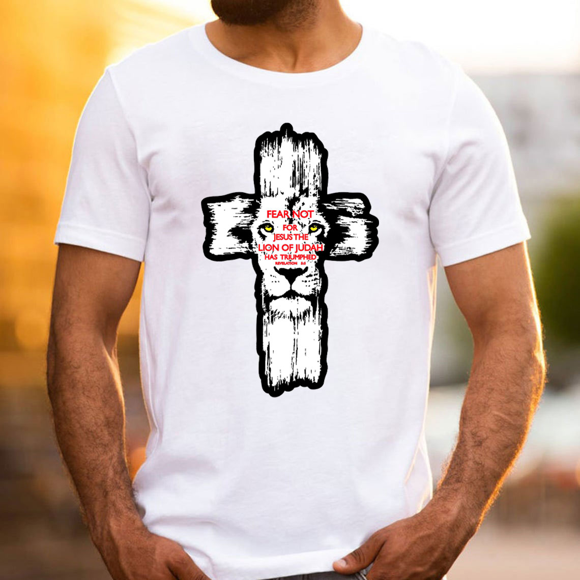 Lion Judah Yeshua Jesus Christian T-Shirt