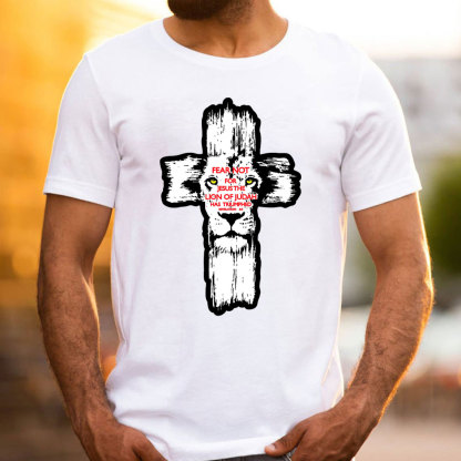 Lion Judah Yeshua Jesus Christian T-Shirt