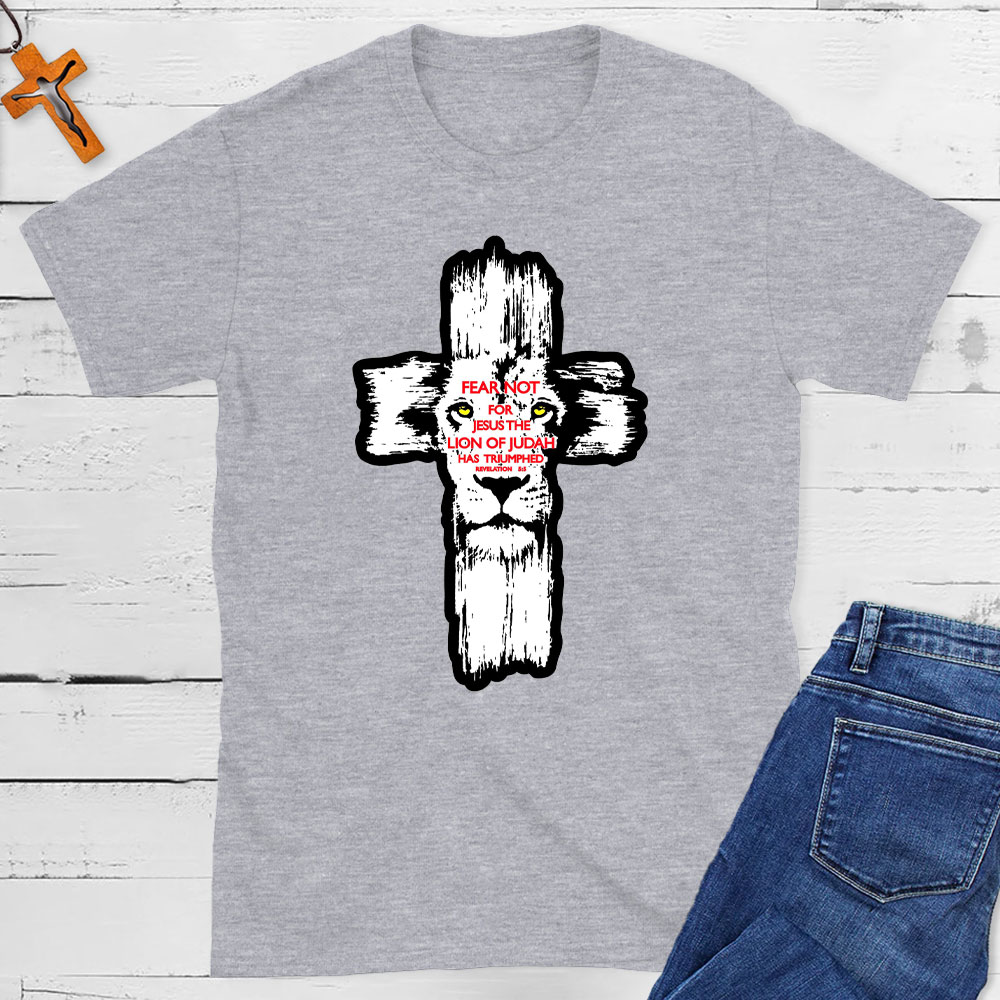 Lion Judah Yeshua Jesus Christian T-Shirt