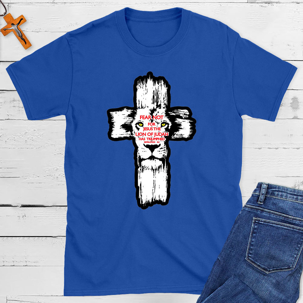 Lion Judah Yeshua Jesus Christian T-Shirt
