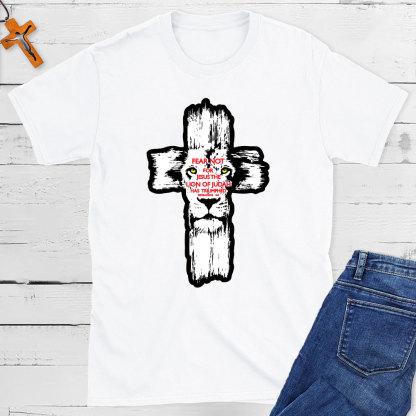Lion Judah Yeshua Jesus Christian T-Shirt