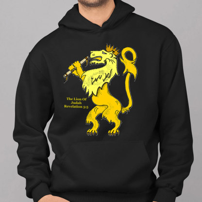 Lion Of Juadh Christian Hoodie