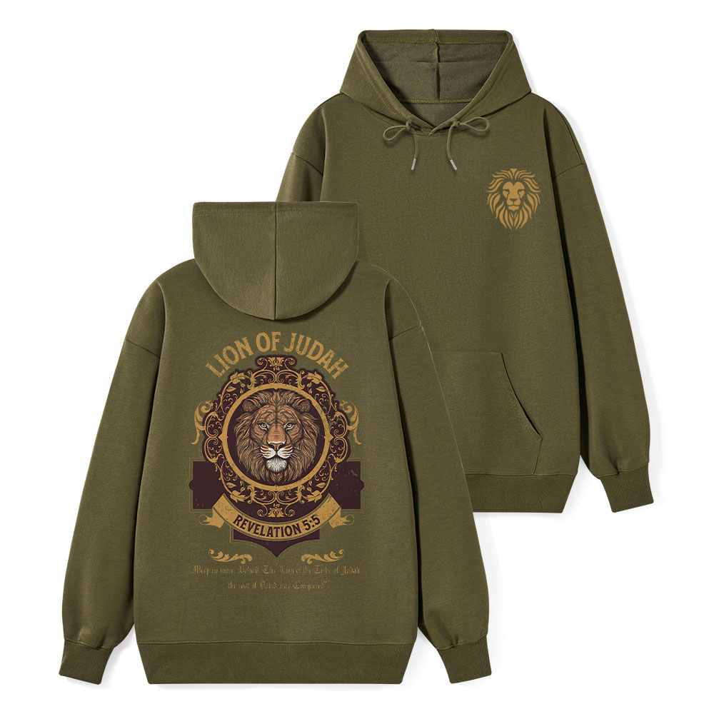 Lion Of Judah Classic Christian Hoodie