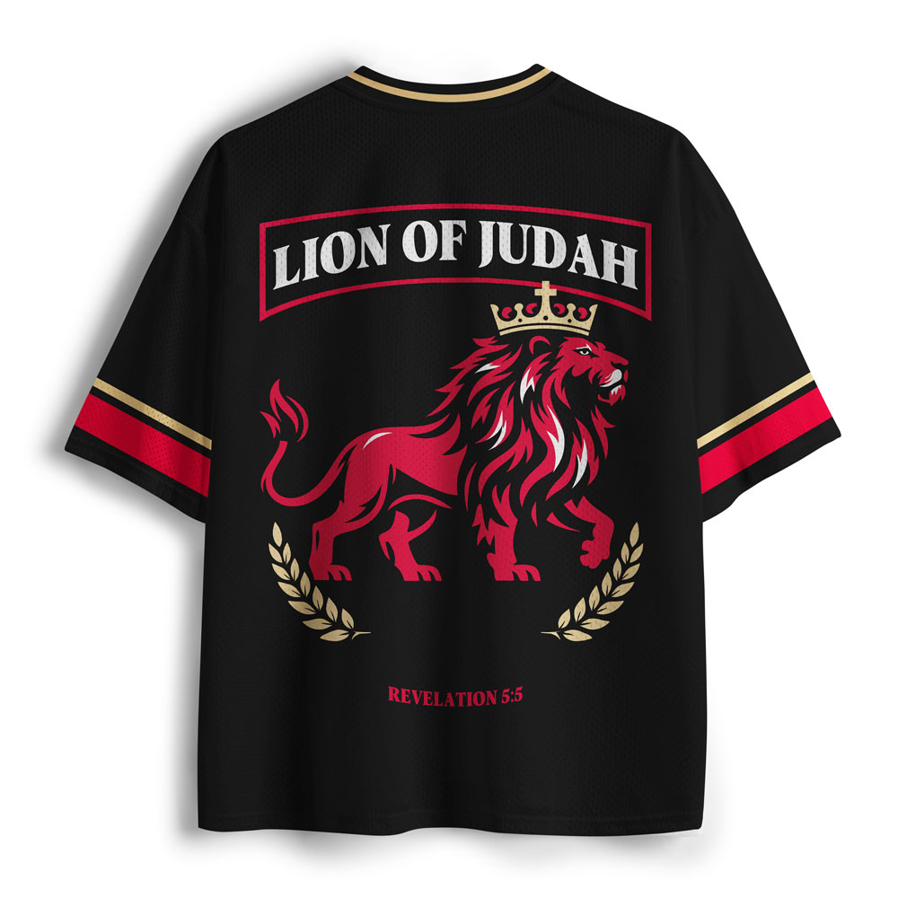 Lion Of Judah Christian Mesh Jersey 