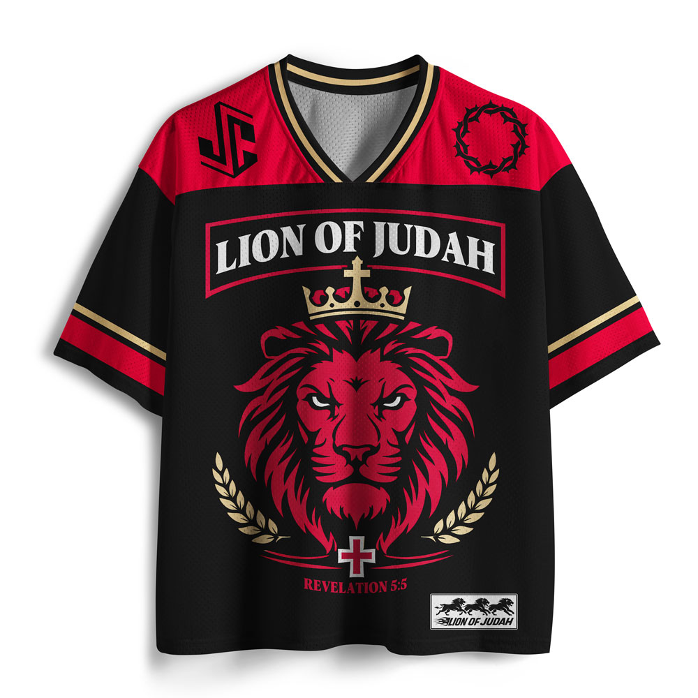 Lion Of Judah Christian Mesh Jersey 