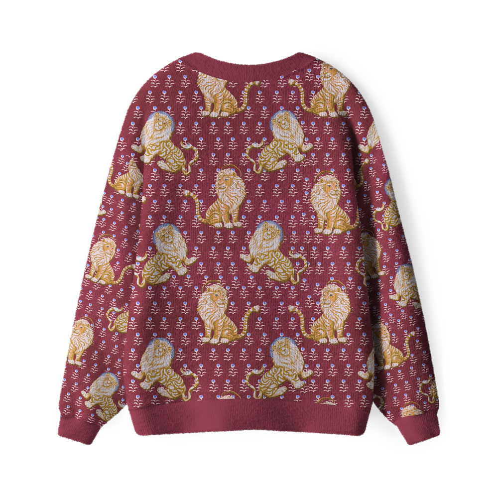 Lion Of Judah Furry Christian Lightweight Cardigan