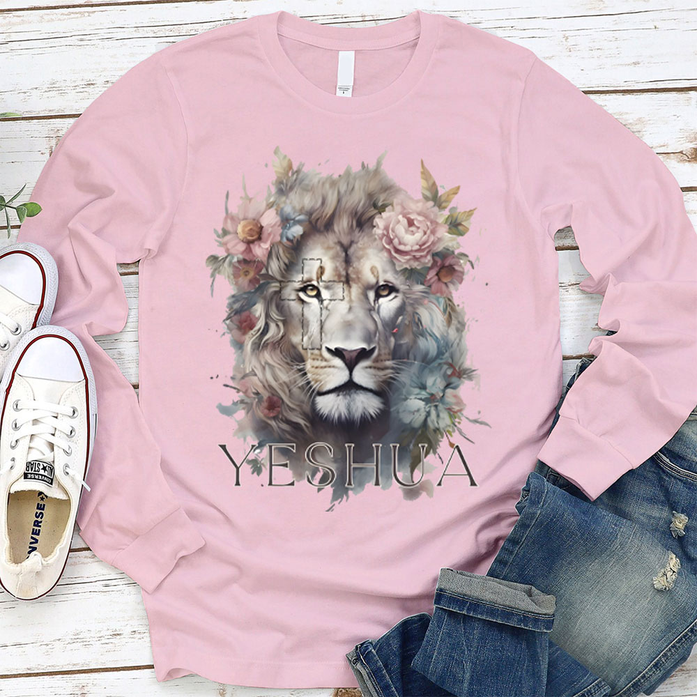 Lion Yeshua Christian Long Sleeve T-Shirt