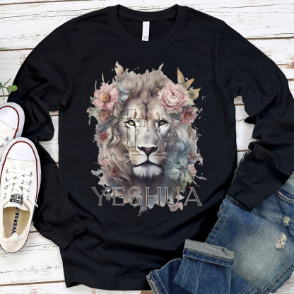 Lion Yeshua Christian Long Sleeve T-Shirt