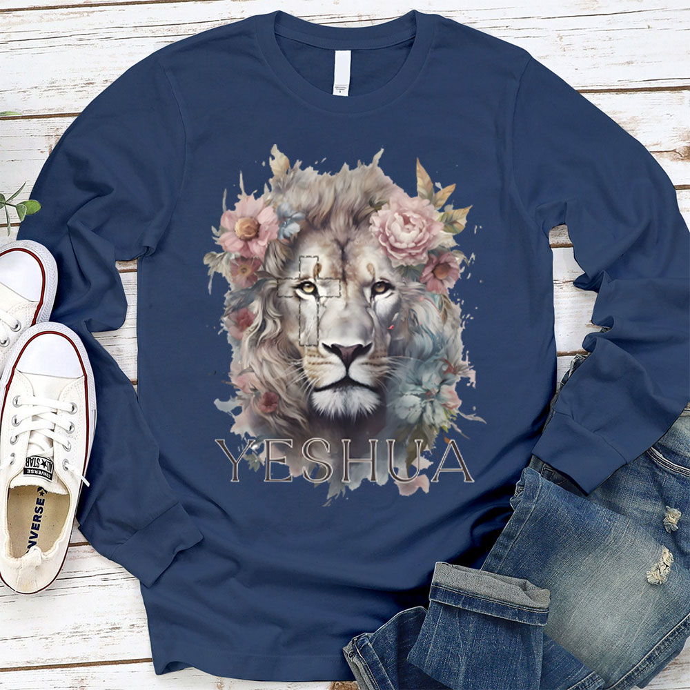 Lion Yeshua Christian Long Sleeve T-Shirt