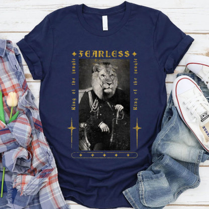 Lion King Portrait Christian T-Shirt
