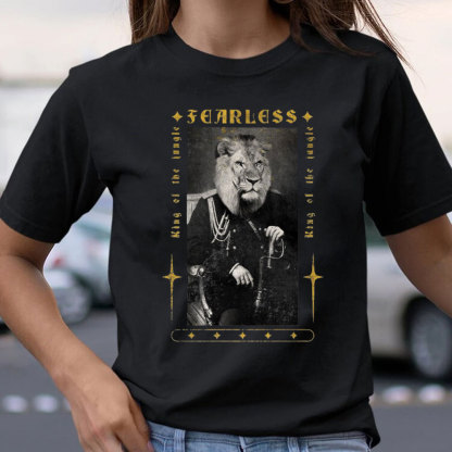 Lion King Portrait Christian T-Shirt
