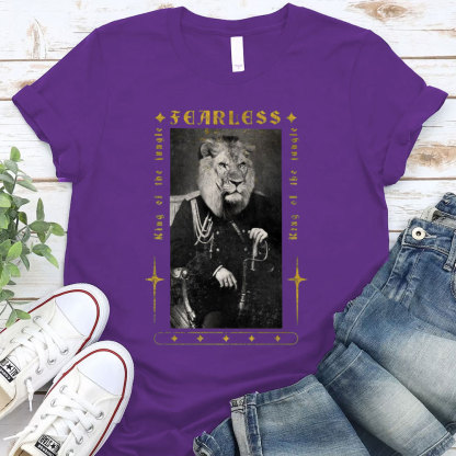 Lion King Portrait Christian T-Shirt