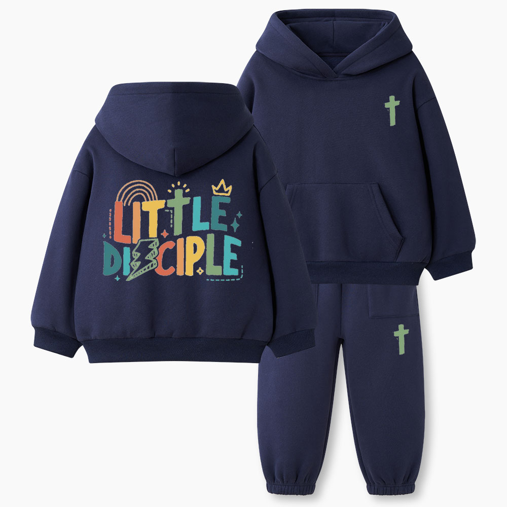 Little Diciple Christian Kid Fleece Hoodie Set