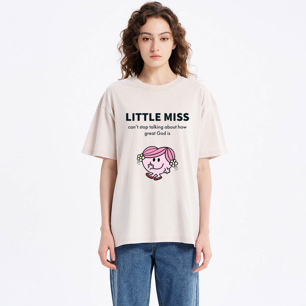 Little Miss Christian Washed T-Shirt