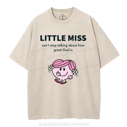 Little Miss Christian Washed T-Shirt