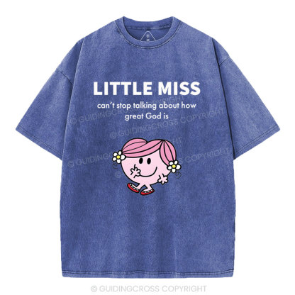Little Miss Christian Washed T-Shirt
