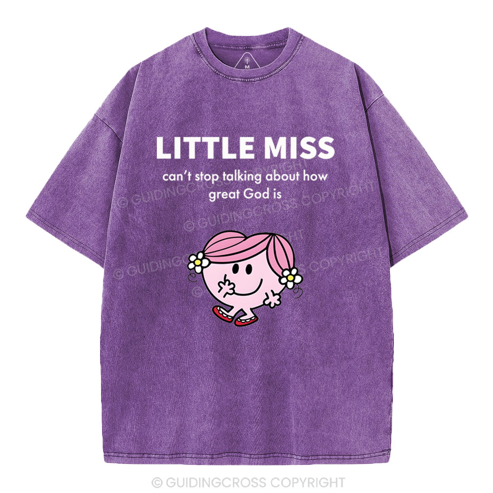 Little Miss Christian Washed T-Shirt