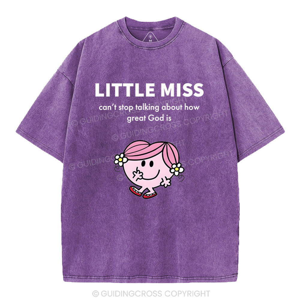 Little Miss Christian Washed T-Shirt