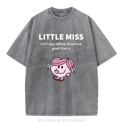 Little Miss Christian Washed T-Shirt